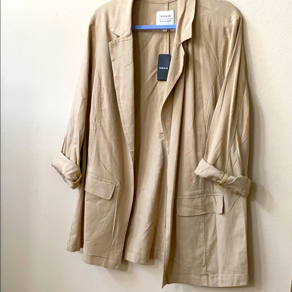 Torrid Khaki Blazer